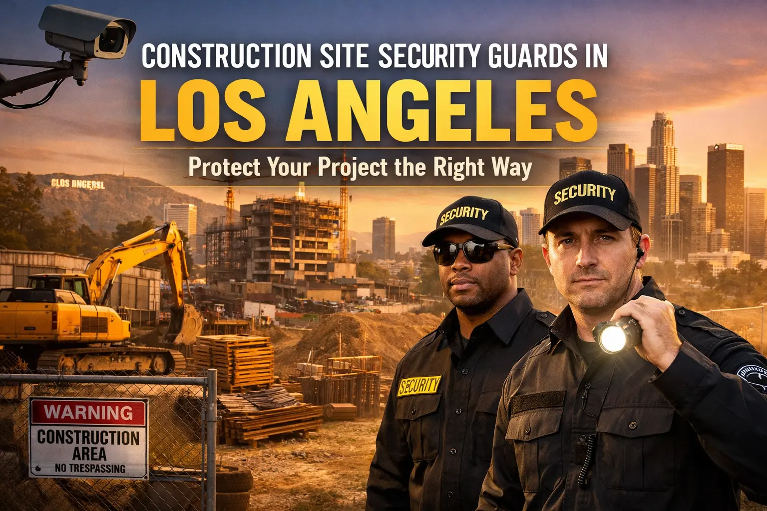 Construction Site Security Guards in Los Angeles