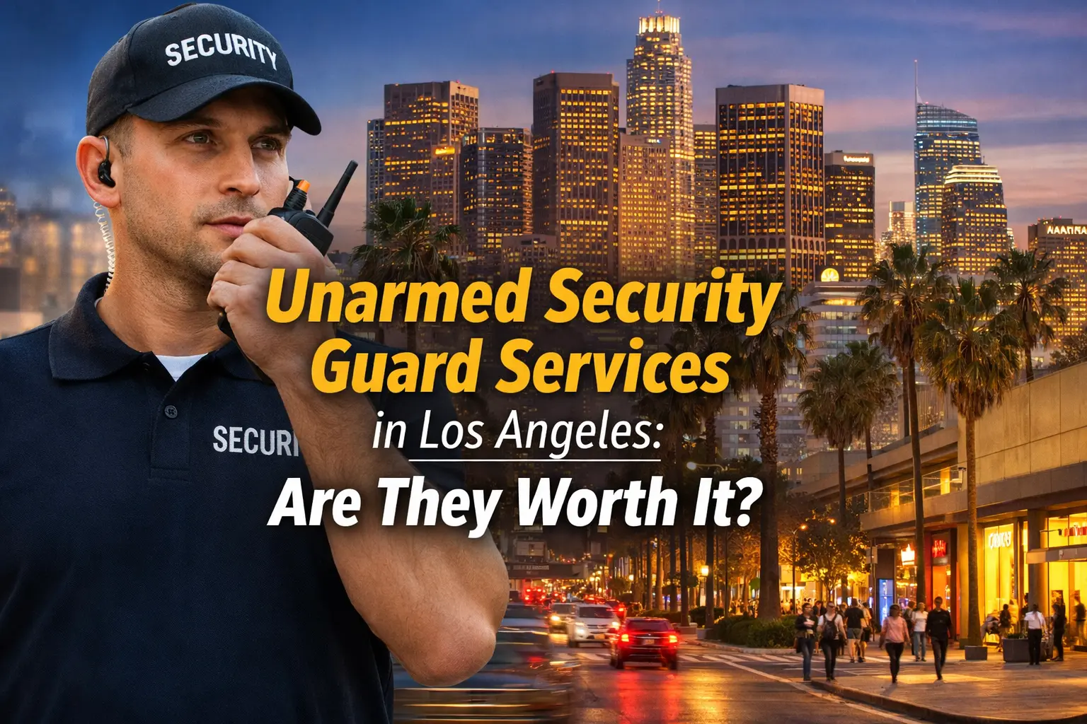 Unarmed Security Guard Services in Los Angeles