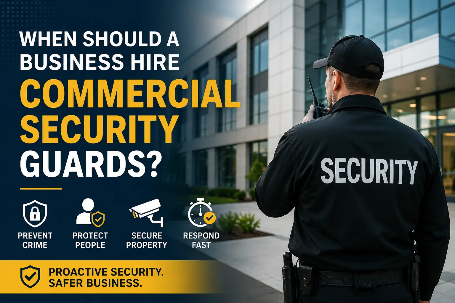Commercial Security Guards California