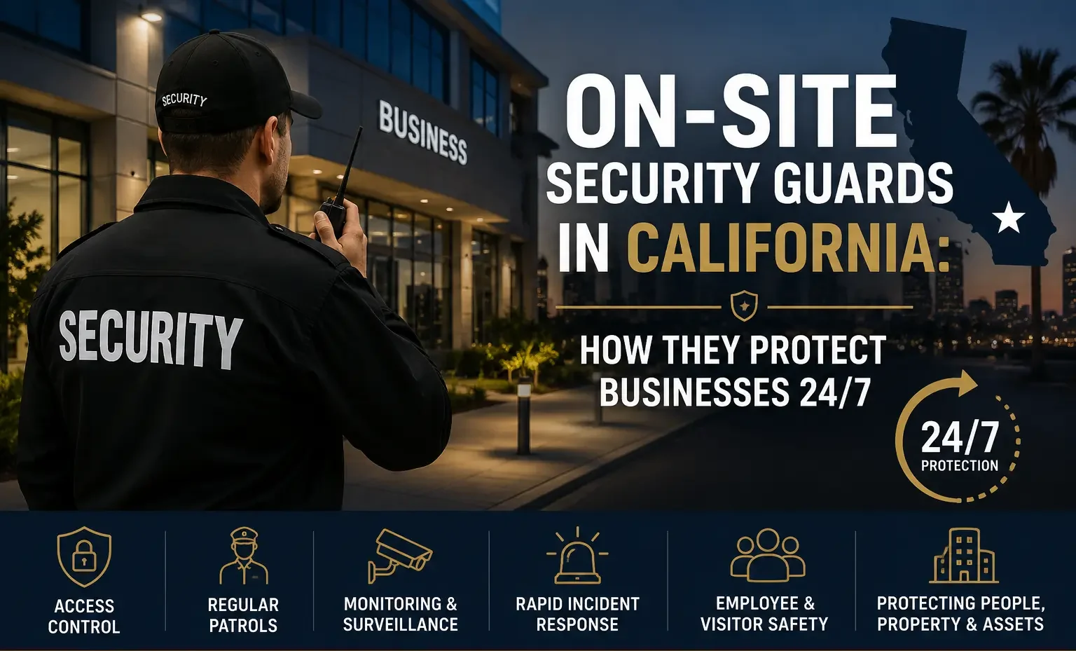 On-Site Security Guards in California