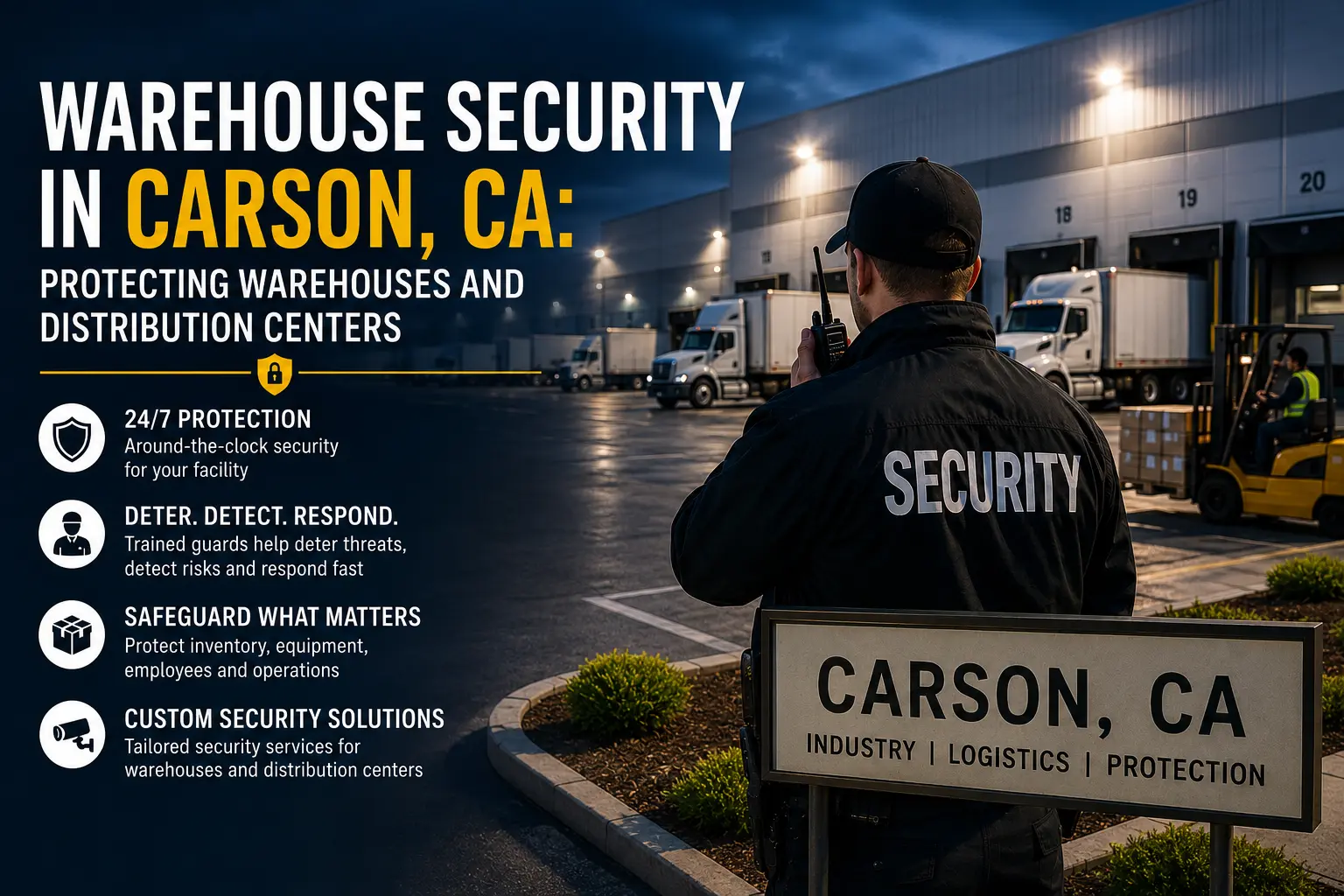 Warehouses and Distribution Centers Security in Carson